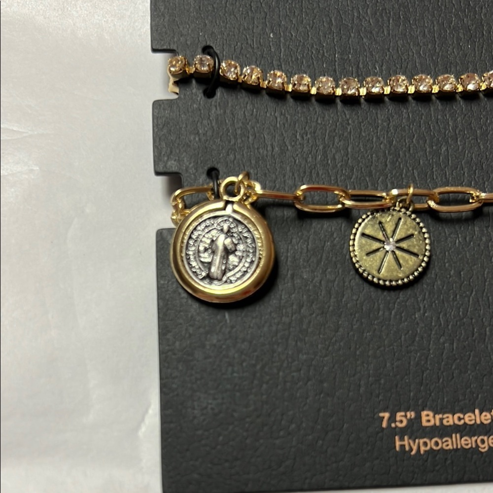 NWT Madden NYC 3 pc bracelet set - Picture 3 of 7